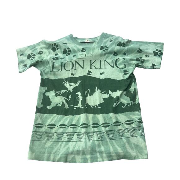 Green Lion King AOP Tee - Picture 1 of 5